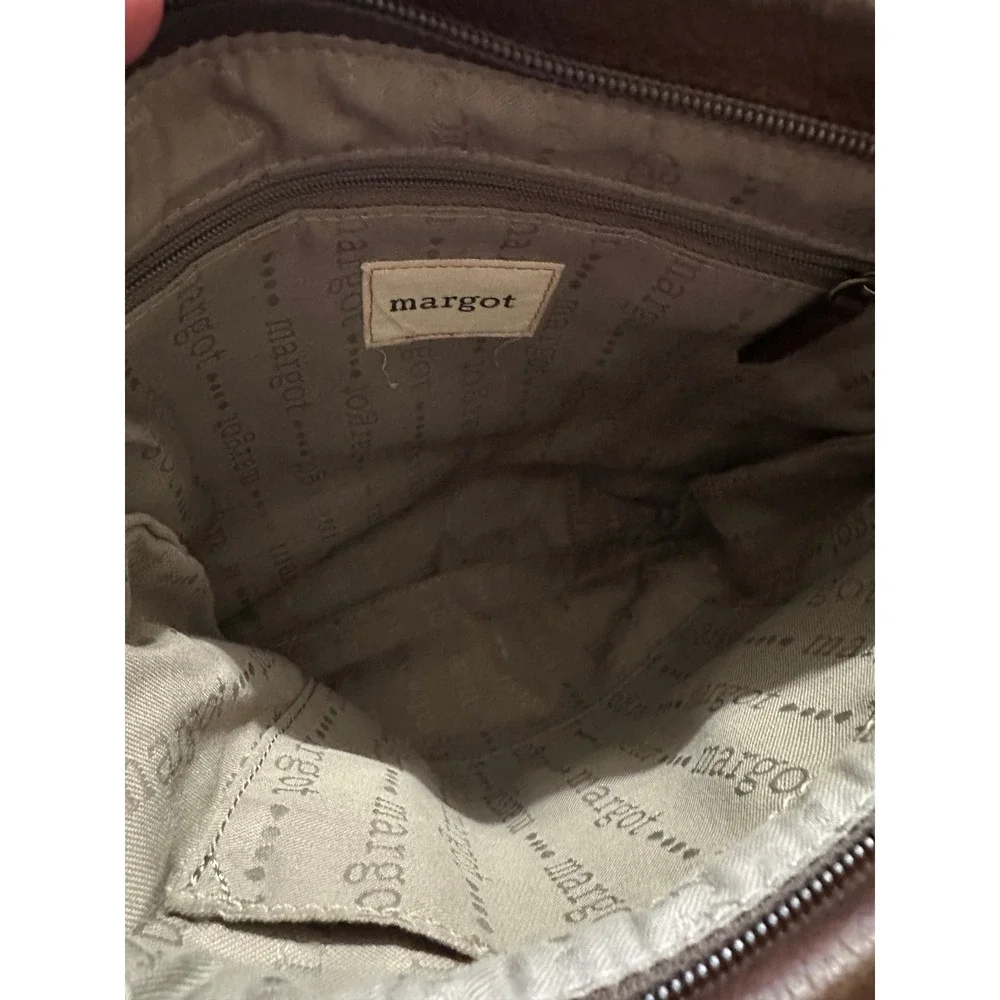 Margot New York Soft Brown Leather Crossbody Bag‎